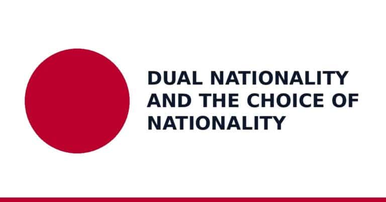 Dual nationality and the choice of nationality