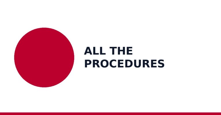 Procedures
