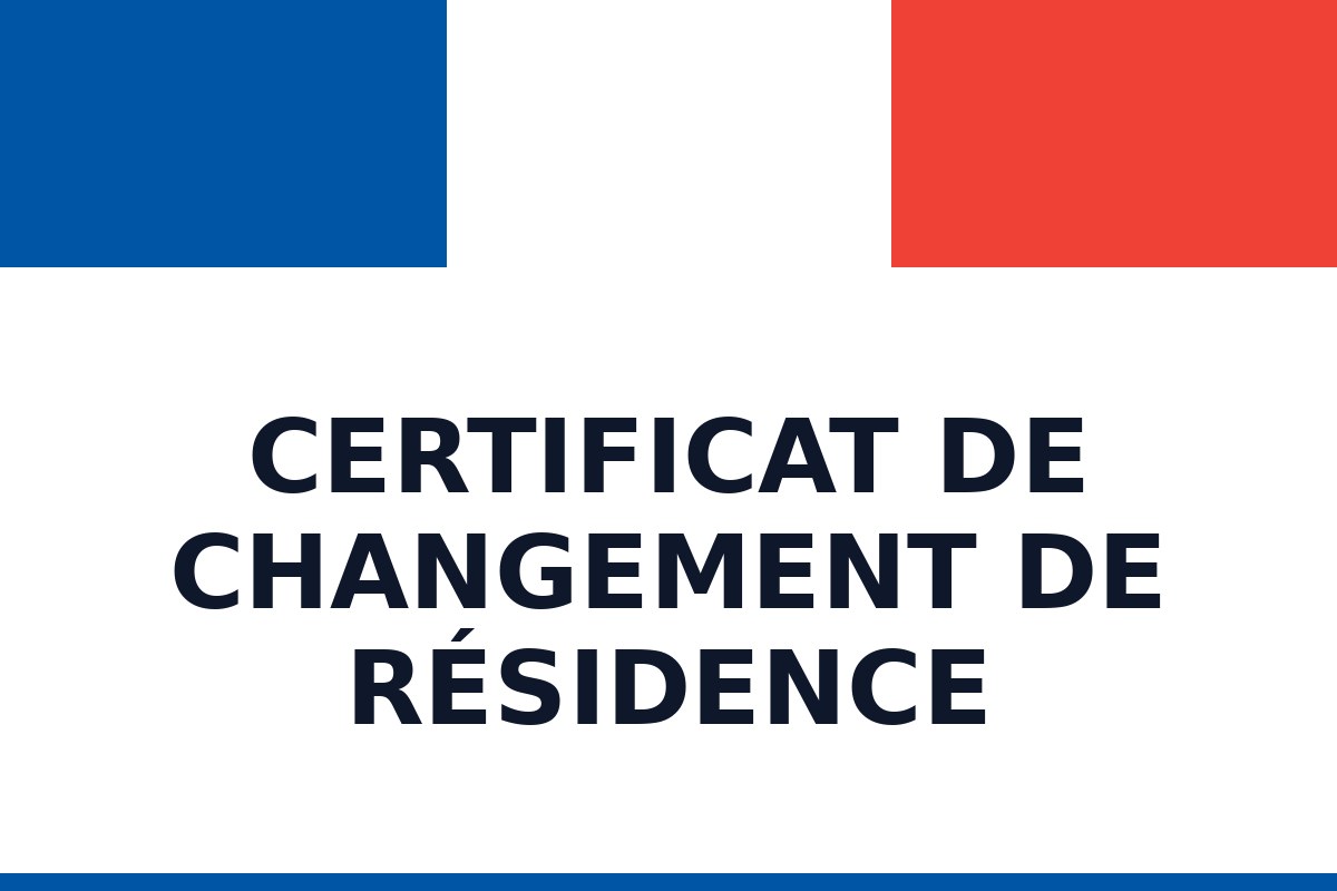 Retour en France : le certificat de changement de résidence